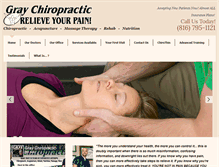 Tablet Screenshot of graychiropractic.com